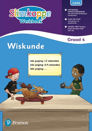 Picture of Slimkoppe Wiskunde Graad 4 Werkboek