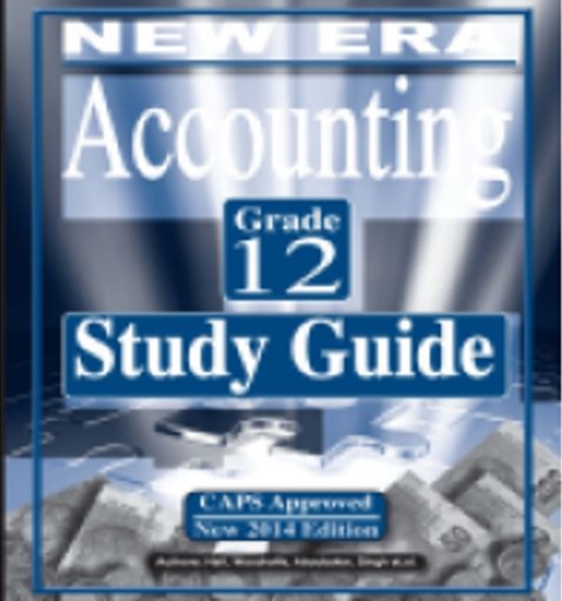 Picture of New Era Accounting Gr 12 Study Guide (if not bough