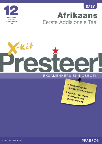 Picture of X-Kit Presteer! Graad 12 Eksamenhersieningsboek Af