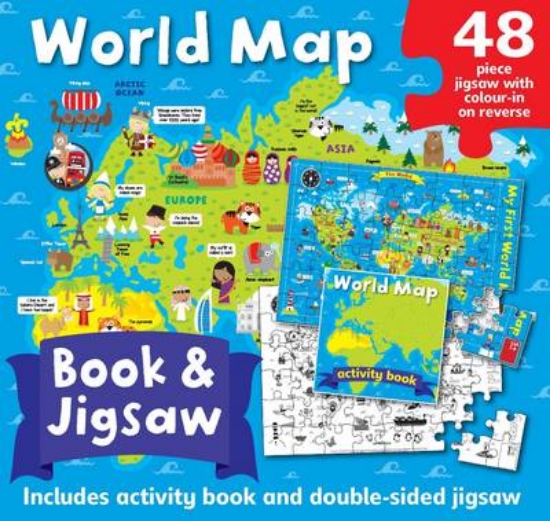 Picture of World Map Jigsaw Box