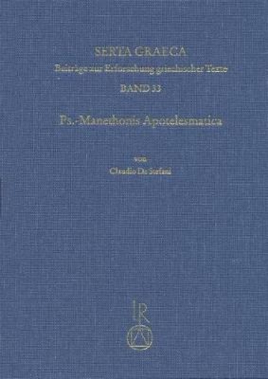 Picture of Ps.-Manethonis Apotelesmatica