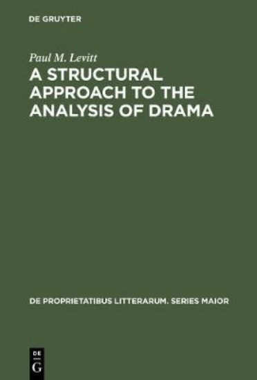 Picture of A Structural Approach to the Analysis of Drama