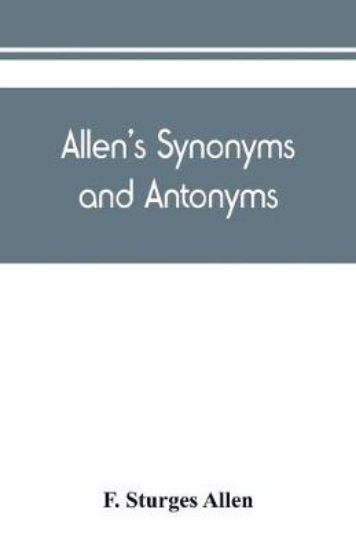 Picture of Allen's synonyms and antonyms