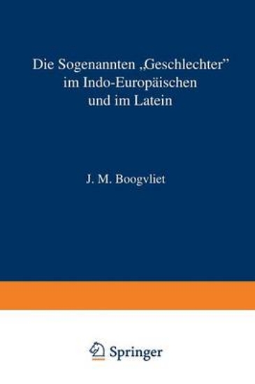 Picture of Die Sogenannten "geschlechter" Im Indo-Europaische