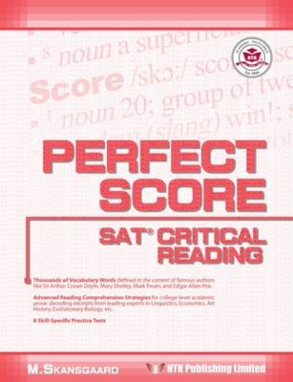 Picture of SAT Critical Reading Perfect Score