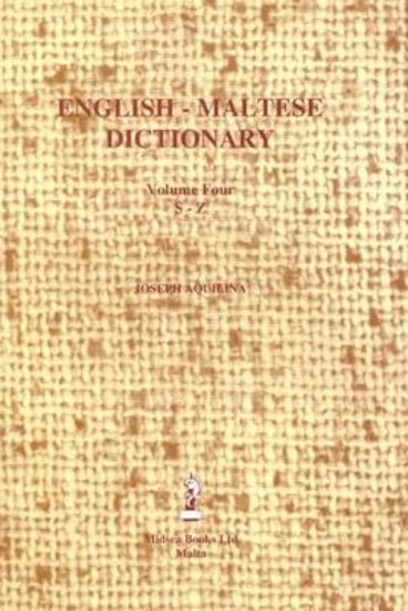 Picture of English-Maltese Dictionary: S-Z v.4