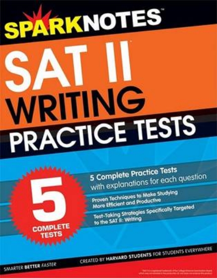 Picture of 5 Practice Tests for the SAT II Writing (Sparknote