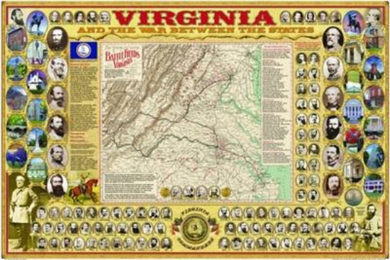 Picture of Virginia and the War Between the States Poster (Bo