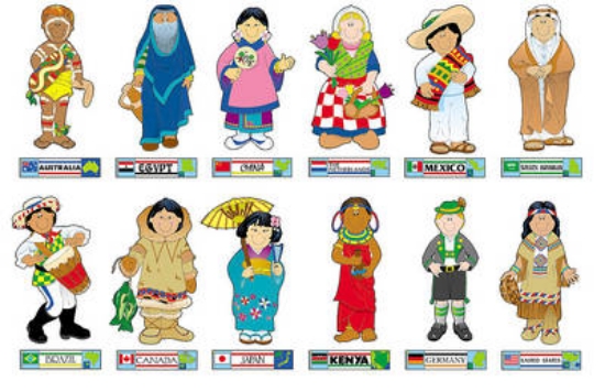 Picture of International Kids Bulletin Board Set