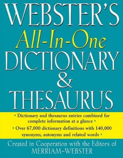 Picture of Webster's All-In-One Dictionary & Thesaurus