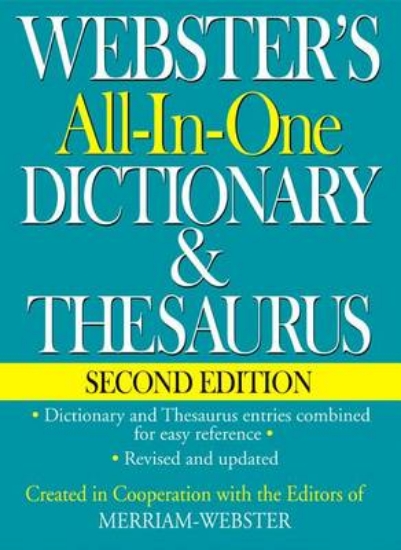 Picture of Webster's All-In-One Dictionary & Thesaurus, Secon