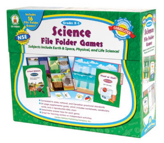 Picture of Science File Folder Games, Grades K - 1