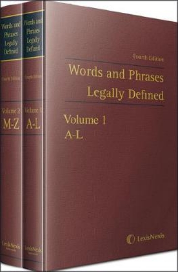 Picture of Words and Phrases Legally Defined