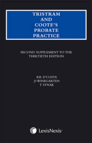 Picture of Tristram and Coote's Probate Practice: Second Supp
