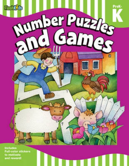 Picture of Number Puzzles and Games: Grade Pre-K-K (Flash Ski