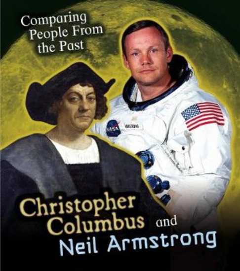 Picture of Christopher Columbus and Neil Armstrong