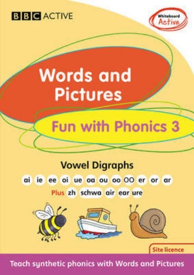 Picture of Words and Pictures Fun with Phonics 3 Whiteboard A