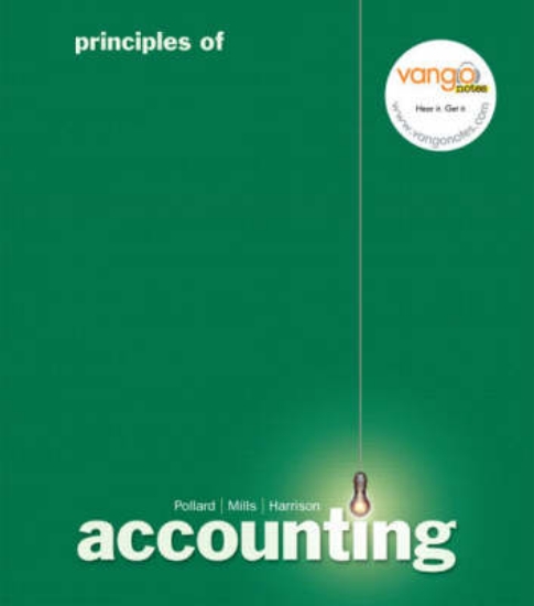 Picture of Principles of Accounting &amp; VangoNotes Pkg/MyAc