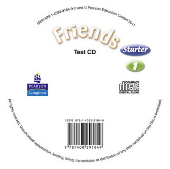 Picture of Friends Starter &amp; 1 (Global) Test CD for pack