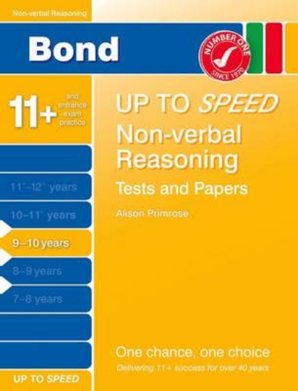 Picture of Bond 9-10 Up to Speed Non-Verbal Reasoning Tests a
