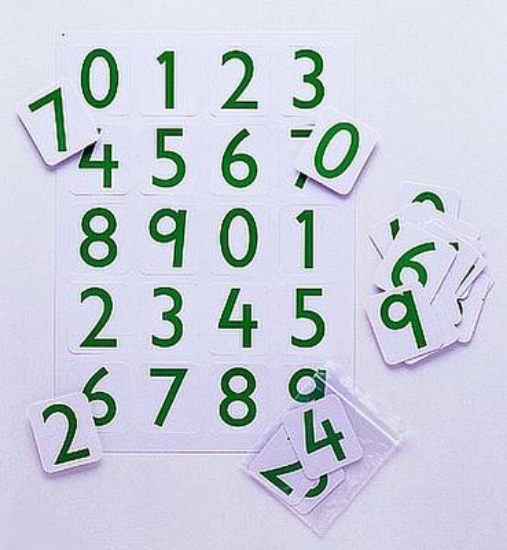 Picture of 0-9 Number Cards Ten Sets
