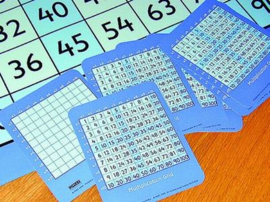 Picture of Children's Multiplication Grids