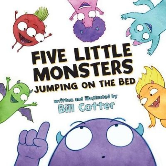 Picture of Five Little Monsters Jumping on Bed BB