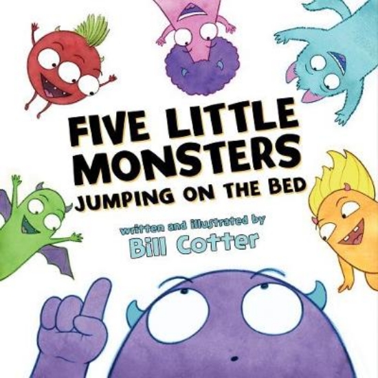 Picture of Five Little Monsters Jumping on Bed BB