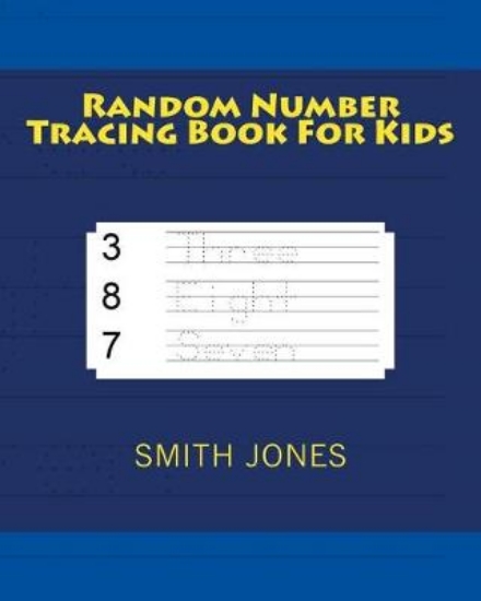 Picture of Random Number Tracing Book for Kids