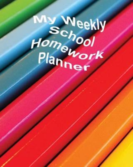 Picture of My Weekly School Homework Planner