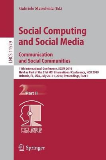Picture of Social Computing and Social Media. Communication a