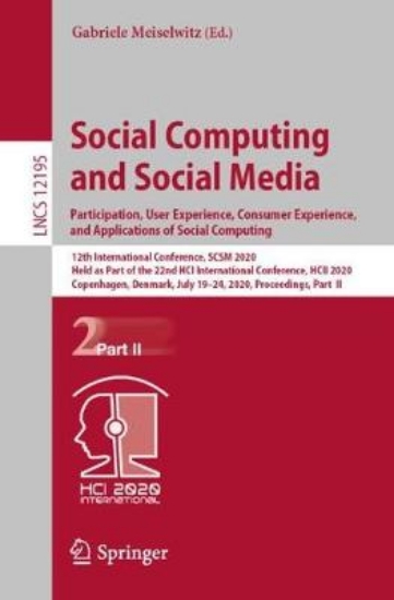 Picture of Social Computing and Social Media. Participation,