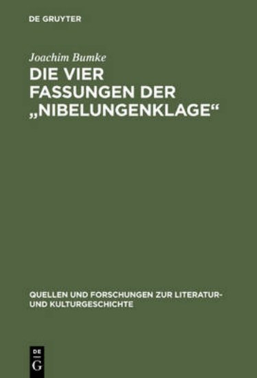 Picture of Die Vier Fassungen Der "nibelungenklage"