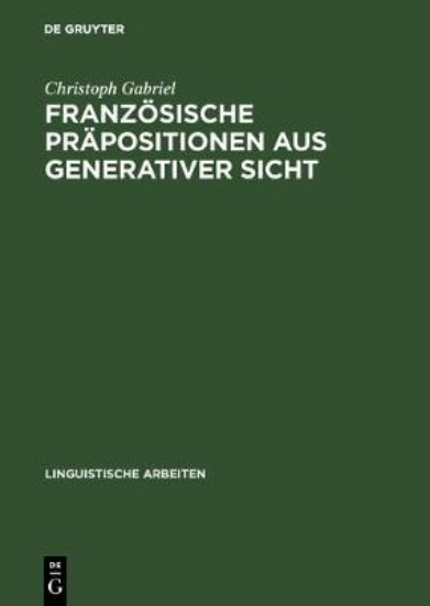 Picture of Franzoesische Prapositionen aus generativer Sicht