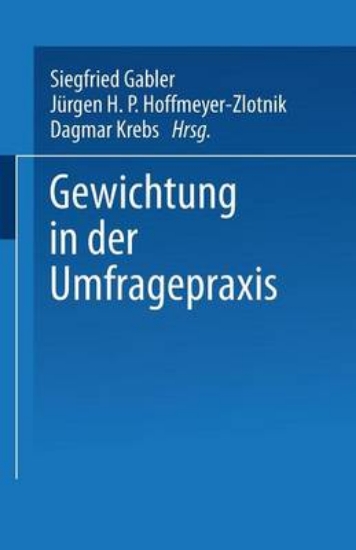 Picture of Gewichtung in Der Umfragepraxis