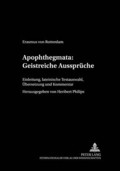 Picture of Apophthegmata: Geistreiche Aussprueche