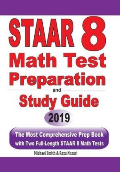 Picture of STAAR 8 Math Test Preparation and study guide