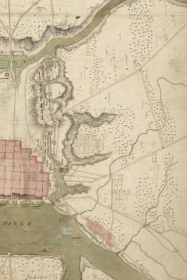Picture of 1778 Map of Philadelphia and Neighborhood - A Poet