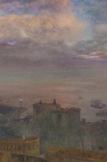 Picture of View of the Bay of Naples with Vesuvius, Smoking,
