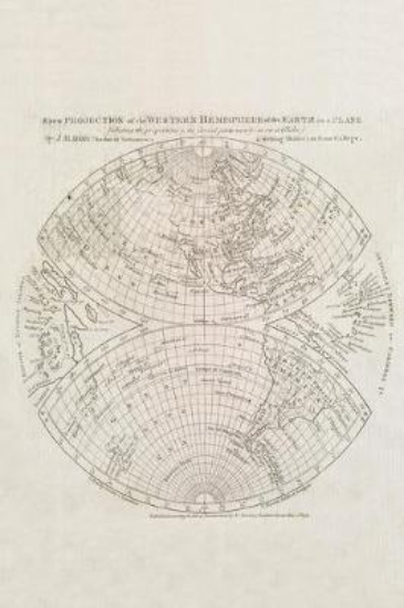 Picture of 1776 Projection of the Western Hemisphere of the E
