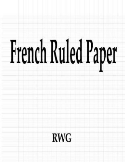 Picture of French Ruled Paper