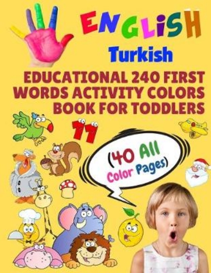Picture of English Turkish Educational 240 First Words Activi