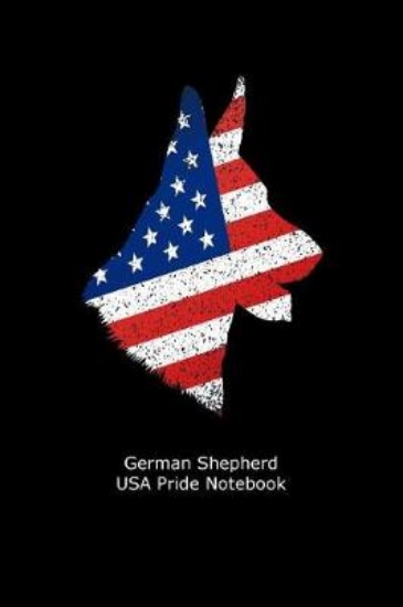 Picture of German Shepherd USA Pride Notebook
