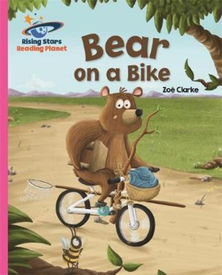 Picture of Bear On A Bike - Pink B: Galaxy