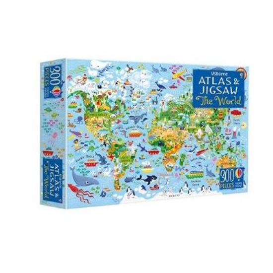 Picture of World Atlas Bk & Jigsaw 300 Pieces