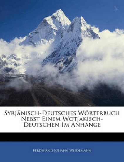 Picture of Syrjanisch-Deutsches Worterbuch Nebst Einem Wotjak