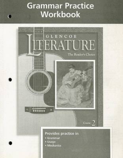 Picture of Glencoe Literature Grammar Practice Workbook Grade