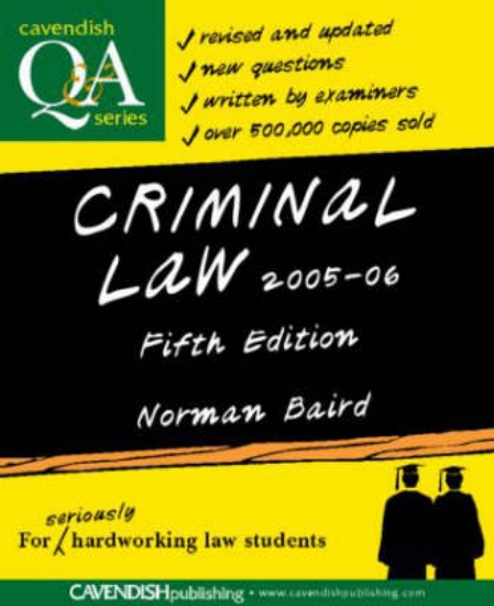 Picture of Criminal Law Q&A 2005-2006