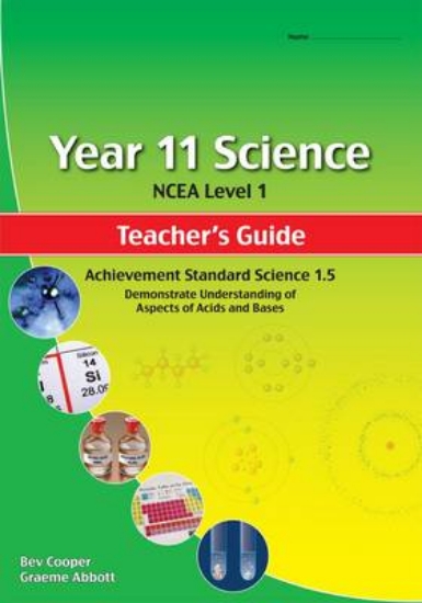 Picture of Year 11 (NCEA Level 1) Science 1.5 Workbook: Acids