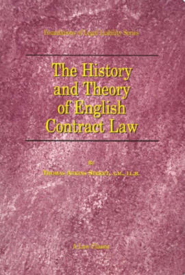 Picture of The History and Theory of English Contract Law